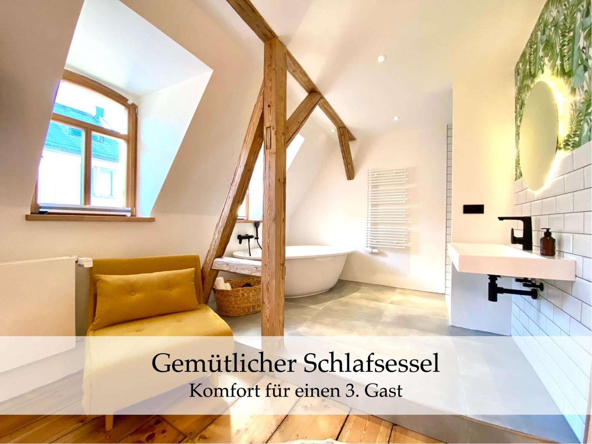 Zentrale 1-Zimmer-Ferienwohnung Mit Digitalem Check In Hof  Exterior foto